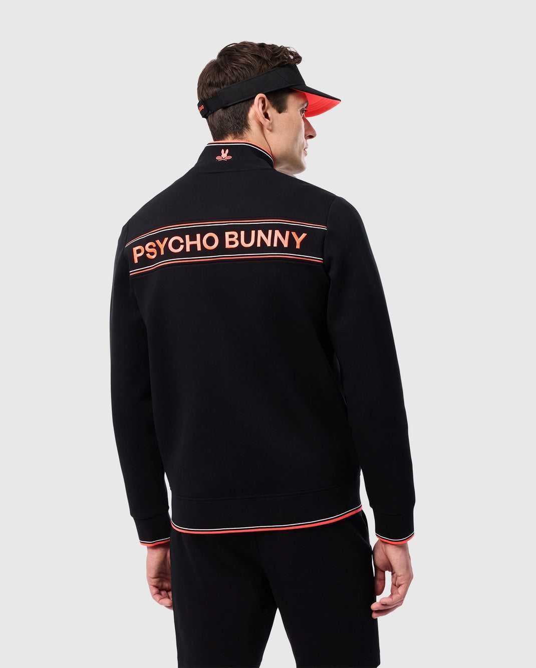 Vestes Psycho Bunny Courtside Track Jacket Noir Homme | UTS-76650895